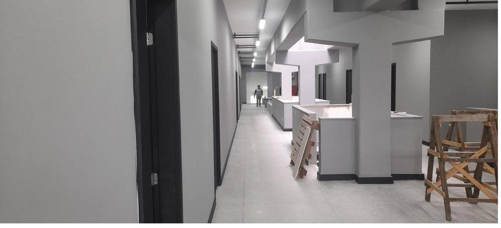 Corredor comercial finalizado